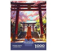 Rompecabezas De 1000 Piezas para Adultos Mystic Kitsune Gateway Rompecabezas para Adultos Juguetes Antiestrés Carrera De Velocidad Manual Interacción Entre Padres E Hijos 52x38cm/1000pcs