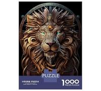 Rompecabezas De 1000 Piezas para Adultos Mystical Cosmic Lion Rompecabezas para Adultos Juegos Relajantes Regalos para Mujeres Desafiantes para Completar 70x50cm/1000pcs