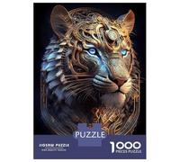 Rompecabezas De 1000 Piezas para Adultos Mystical Cosmic Tiger Rompecabezas para Adultos Juegos Relajantes Que Mejoran La Memoria Diversión En Casa Actividades, 52x38cm/1000pcs