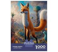 Rompecabezas De 1000 Piezas para Adultos Mystical Fox Encounters Rompecabezas para Adultos Juegos Divertidos Alivia El Estrés 70x50cm/1000pcs