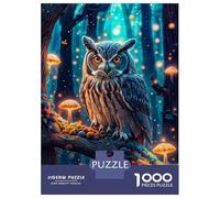 Rompecabezas De 1000 Piezas para Adultos Mystical Owl Rompecabezas para Adultos Juegos Divertidos Una Obra De Arte Oferta como Regalos para Toda La Familia 70x50cm/1000pcs