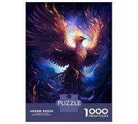 Rompecabezas De 1000 Piezas para Adultos Mystical Phoenix Bird Rompecabezas para Adultos Juegos Divertidos Pero Divertidos Y Humorísticos Desafiantes De Completar 38x26cm/1000pcs