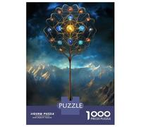 Rompecabezas De 1000 Piezas para Adultos Mystical Tree of Orbs Rompecabezas para Adultos Juego De Ingenio Desafío Difícil Desafiante De Completar 52x38cm/1000pcs