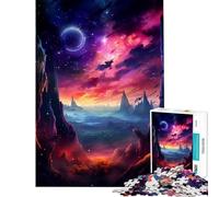 Rompecabezas de 1000 Piezas para Adultos Naturaleza y Galaxia del Caos Diversión en casa Juego práctico de Corte de precisión Apto para Mayores de 14 años 50x75cm