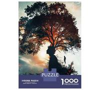 Rompecabezas De 1000 Piezas para Adultos Nature's Giants Tree Silhouettes Rompecabezas para Adultos Juegos Familiares Una Obra De Arte Ayuda A Ejercitar El Cerebro 70x50cm/1000pcs