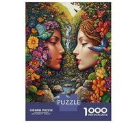 Rompecabezas De 1000 Piezas para Adultos Nature's Harmony A Lush Garden Scene Rompecabezas para Adultos Juego De Ingenio Análisis Y Lógica Cumpleaños Y Navidad 38x26cm/1000pcs
