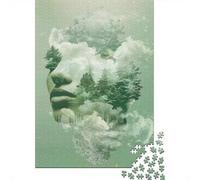 Rompecabezas De 1000 Piezas para Adultos Nature's Harmony Forests in Your Mind Rompecabezas para Adolescentes Juguetes De Bricolaje Desafío Difícil Juego Desafiante Regalos 38x26cm/1000pcs