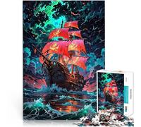 Rompecabezas de 1000 Piezas para Adultos Navegando a través de Las Estrellas Diversión Familiar Trato como Regalo para Toda la Familia 38x26cm