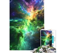 Rompecabezas de 1000 Piezas para Adultos Nebula Bloom Ayuda a ejercitar el Cerebro y Alivia el estrés Juego Familiar para Mayores de 14 años 38x26cm