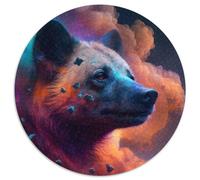 Rompecabezas de 1000 Piezas para Adultos, Nebulosa Hiena, Rompecabezas Redondo de 1000 Piezas, navideño y decoración del hogar, 67,5 x 67,5 cm