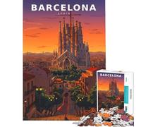 Rompecabezas de 1000 Piezas para Adultos Neon Reverie Over Sacred Towers Un Reto para completar Actividades Familiares Juego Familiar Apto para Mayores de 14 años (38x52cm)