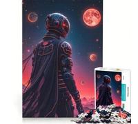 Rompecabezas de 1000 Piezas para Adultos Neon Space Cadet Juegos educativos análisis y lógica Juego de desafío único 38x26cm