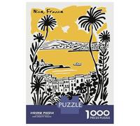 Rompecabezas De 1000 Piezas para Adultos Nice, France Travel Rompecabezas para Adultos Juegos Relajantes Difícil Difícil Cumpleaños Y Navidad 38x26cm/1000pcs