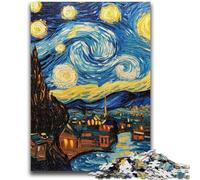 Rompecabezas de 1000 Piezas para Adultos, Night Sky, Cielo Nocturno, para Adolescentes, Ideal para aliviar el estrés, un desafío difícil, decoración única para el hogar y Regalos (38x26cm)
