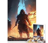 Rompecabezas de 1000 Piezas para Adultos Ninja Against Darkness Juguetes antiestrés Gran Regalo Juegos de relajación Que mejoran el Amor en Pareja tamaño 38x52cm
