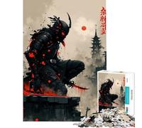 Rompecabezas de 1000 Piezas para Adultos Ninja Asesino Cyberpunk en un Entorno Urbano Ideal para cumpleaños y Navidad Regalo Educativo para Mayores de 14 años Juego 38x52cm
