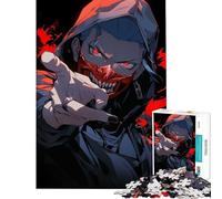 Rompecabezas de 1000 Piezas para Adultos Ninja Asesino Japonés Juego desafiante Juguetes educativos Carrera de Velocidad Manual Regalo de cumpleaños (tamaño 75x50cm)