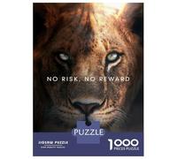 Rompecabezas De 1000 Piezas para Adultos No Risk No Reward Rompecabezas para Adultos Juegos De Relajación Regalo De Cumpleaños Interacción Entre Padres E Hijos 70x50cm/1000pcs