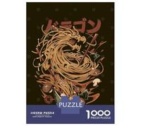 Rompecabezas De 1000 Piezas para Adultos Noodle Dragon Rompecabezas para Adultos Juegos De Relajación Regalos para Mujeres Cumpleaños Y Navidad 38x26cm/1000pcs