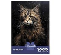 Rompecabezas De 1000 Piezas para Adultos Norwegian Forest Cat Fable Rompecabezas para Adolescentes Juego Práctico Desafío Difícil Regalo De Cumpleaños, Regalos, 38x26cm/1000pcs