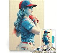 Rompecabezas de 1000 Piezas para Adultos Nos Encanta el béisbol Juego Imposible decoración del hogar Regalo Ideal para Toda la Familia 38x52cm