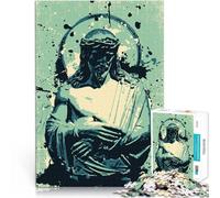 Rompecabezas de 1000 Piezas para Adultos Obra de Arte de Pintura de Jesucristo para divertirse en Familia Gran Regalo 75x50cm
