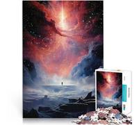 Rompecabezas de 1000 Piezas para Adultos Obra de Arte del Cosmos Hecho de Papel，Apto para Mayores de 14 años. Juego de decoración del hogar Juguetes Gran Regalo para los Juegos。tamaño：26x38cm