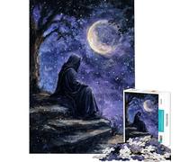 Rompecabezas de 1000 Piezas para Adultos Observador del Cielo Nocturno Rompecabezas para Adultos Juegos relajantes Divertidos y con Humor para Disfrutar en casa (Tamaño 38x26cm)