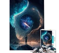 Rompecabezas de 1000 Piezas para Adultos Observador del Espacio Rompecabezas de 1000 Piezas para decoración de Pared Ideal para la diversión Familiar cumpleaños y Navidad (50x75cm)