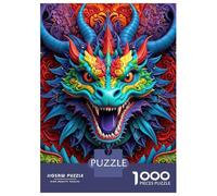 Rompecabezas De 1000 Piezas para Adultos Ode to The Vibrant Dragon Rompecabezas Juegos Divertidos Vacaciones En Casa Matar El Tiempo Cumpleaños Y Navidad 70x50cm/1000pcs