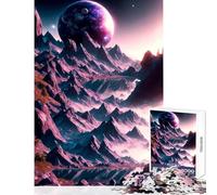 Rompecabezas de 1000 Piezas para Adultos Odisea Espacial Juguetes de Bricolaje Regalo para cumpleaños Juegos relajantes Adecuado para decoración de Escritorio tamaño 38x26cm
