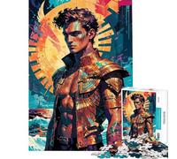 Rompecabezas de 1000 Piezas para Adultos Odiseo Viajero Solar de Las Mareas del Egeo Rompecabezas para Adultos Juego de ingenio Regalo de cumpleaños Ideal para Regalar a Toda la Familia (38x52cm)