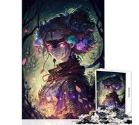 Rompecabezas de 1000 Piezas para Adultos Oiran Manga Girl V Juguetes antiestrés Regalo de cumpleaños Juego práctico difícil y desafiante tamaño 38x52cm