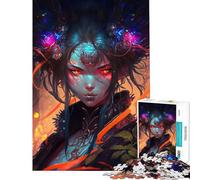 Rompecabezas de 1000 Piezas para Adultos Oiran Manga Girl V Un Reto para completar Actividades Familiares Juegos educativos para Mayores de 14 años Juego (38x26cm)