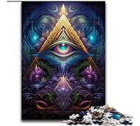 Rompecabezas de 1000 Piezas para Adultos: Ojo de Demonio para Adolescentes, Ideal para Jugar en Familia, un Regalo Que estimula el Cerebro (tamaño: 26x38cm)