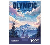 Rompecabezas De 1000 Piezas para Adultos Olympic National Park USA Rompecabezas para Adultos Juego Familiar Carrera De Velocidad Manual Desafiante para Completar 70x50cm/1000pcs