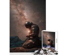 Rompecabezas de 1000 Piezas para Adultos Oraciones de Caballero Juguete Educativo Regalo para Mujeres y Hombres Juego práctico colección de Artistas Bellas Artes tamaño 50x75cm