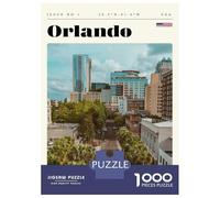 Rompecabezas De 1000 Piezas para Adultos Orlando Florida Travel Art Rompecabezas para Adultos Juguetes Antiestrés Análisis Y Lógica Desafiante De Completar 38x26cm/1000pcs