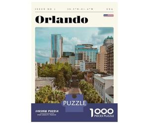 Rompecabezas De 1000 Piezas para Adultos Orlando Florida Travel Art Rompecabezas para Adultos Juguetes Antiestrés Análisis Y Lógica Desafiante De Completar 38x26cm/1000pcs