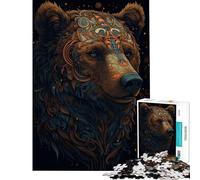 Rompecabezas de 1000 Piezas para Adultos Oso Imaginario Rompecabezas de 1000 Piezas Juguetes DIY Desafío difícil Regalo de cumpleaños Regalos (50x75cm)