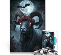 Rompecabezas de 1000 Piezas para Adultos Oveja desafortunada Juguete Educativo para aliviar el estrés Regalo de Obra de Arte 38x26cm