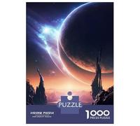 Rompecabezas De 1000 Piezas para Adultos Overlap Planets Landscape Rompecabezas para Adultos Juguetes De Bricolaje Decoración Perfecta Regalos Y Cumpleaños Únicos 38x26cm/1000pcs
