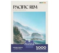 Rompecabezas De 1000 Piezas para Adultos Pacific Rim BC Canada Coastline Rompecabezas para Adultos Juguetes Antiestrés Decoración del Hogar Regalos para Amigos Y Familiares 52x38cm/1000pcs