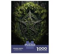 Rompecabezas De 1000 Piezas para Adultos Pagan Wreath for Winter Solstice Rompecabezas para Adultos Juegos Familiares Una Obra De Arte Ayuda A Ejercitar El Cerebro 70x50cm/1000pcs