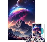 Rompecabezas de 1000 Piezas para Adultos País de Las Maravillas Planetario Juego Educativo Interactivo y desafiante para Mayores de 14 años (50x75cm)