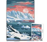 Rompecabezas de 1000 Piezas para Adultos, Paisaje ártico, Juguetes educativos, decoración del hogar, Regalo de cumpleaños, tamaño 38x26cm