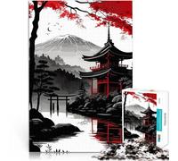 Rompecabezas de 1000 Piezas para Adultos Paisaje de Japón Desafío difícil para aliviar el estrés Colección de Artistas, Bellas Artes 38x26cm