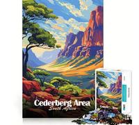 Rompecabezas de 1000 piezas para adultos,paisaje de la zona de Cederberg,Sudáfrica,arte,decoración limpia y saludable,juguete para ejercitar el cerebro,juego acogedor,diversión de cumpleaños (38x26cm)
