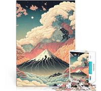 Rompecabezas de 1000 Piezas para Adultos Paisaje de montaña Entrena tu Cerebro y Tus Manos Interacción Entre Padres e Hijos 52x38cm