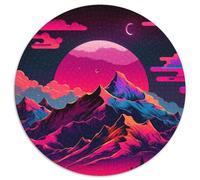 Rompecabezas de 1000 Piezas para Adultos, Paisaje de montaña, Ideal para Juegos Familiares, decoración del hogar y Regalo para Entrenar el Cerebro, 67,5 x 67,5 cm.